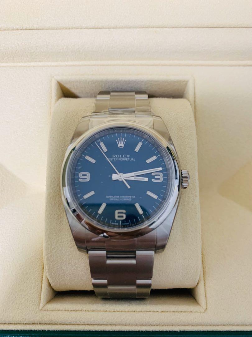 rolex oyster perpetual 11600 blue