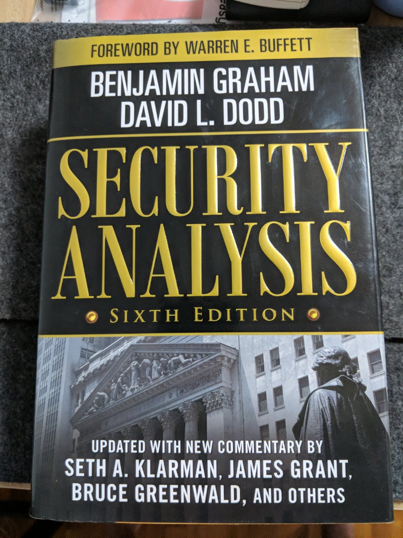 Security Analysis By Benjamin Graham Books Stationery Non Fiction On Carousell