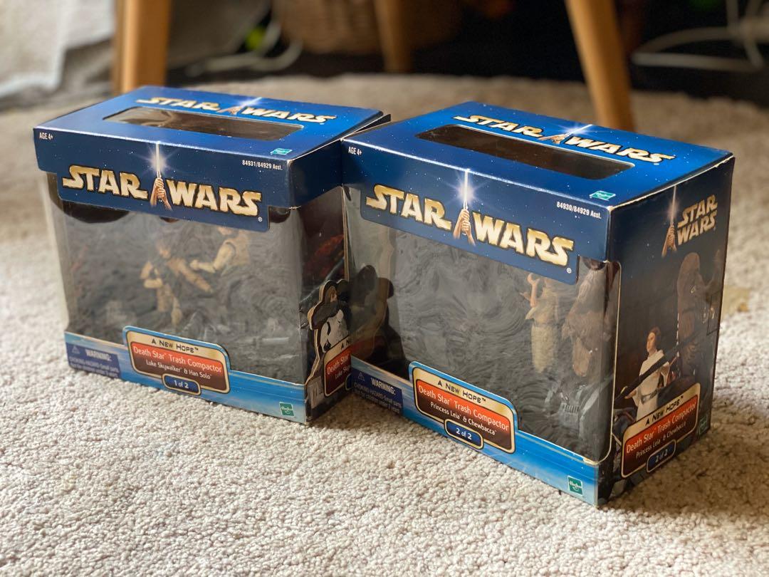 Star Wars Death Star Compactor Diorama (Set of 2) RARE MIB, Hobbies