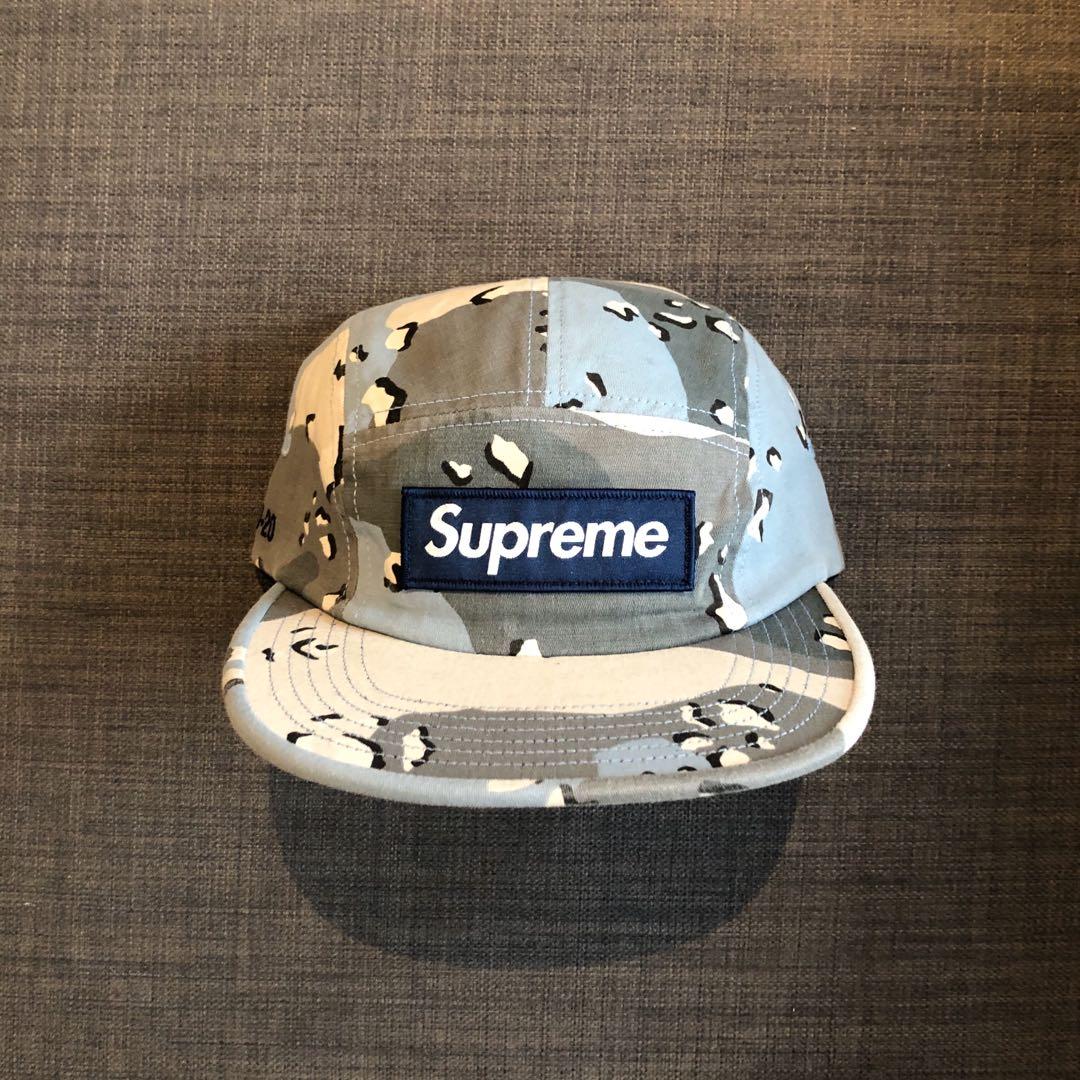 Supreme SS20 Camp Cap - Blue Camo, Men