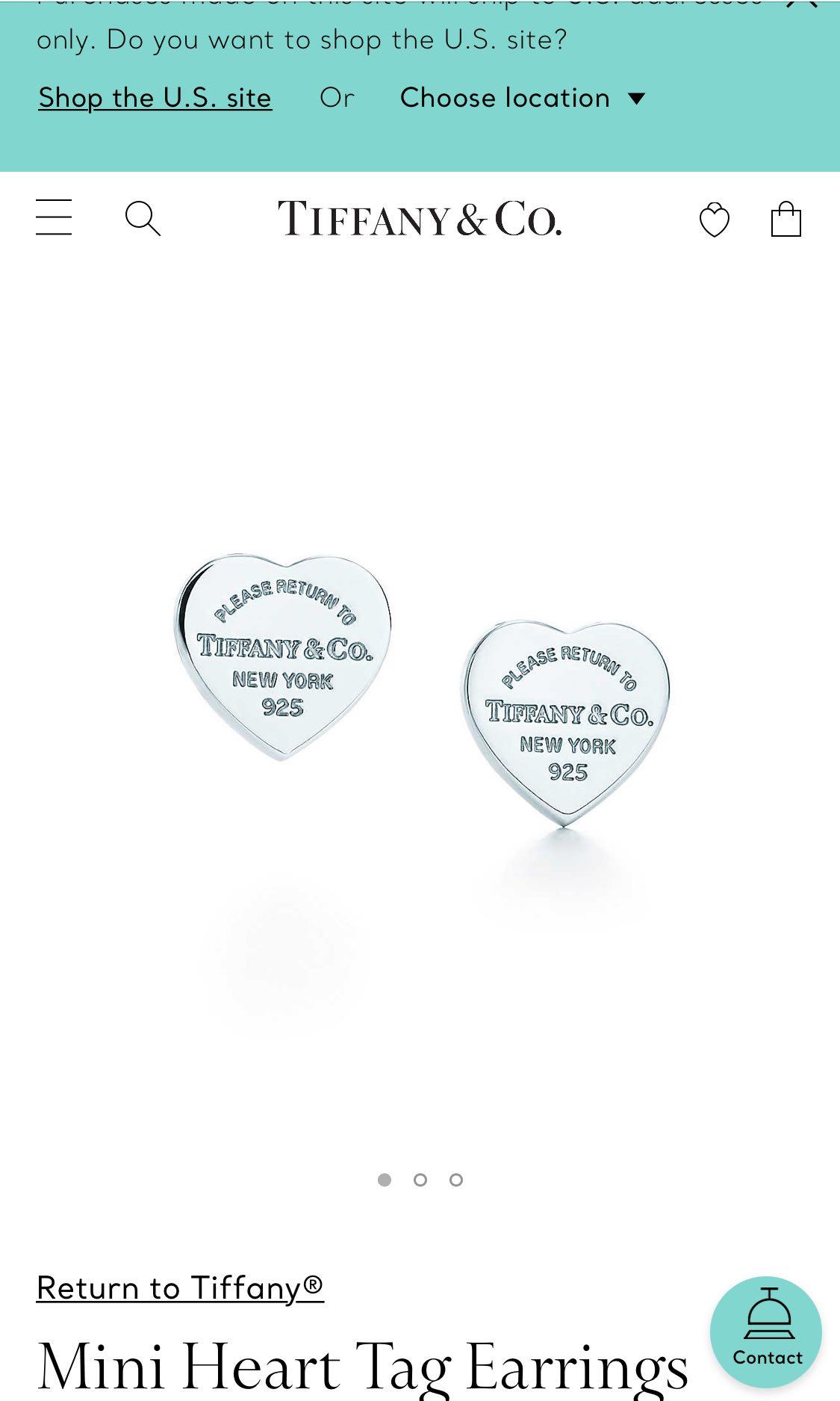 Tiffany return to best sale sender earrings