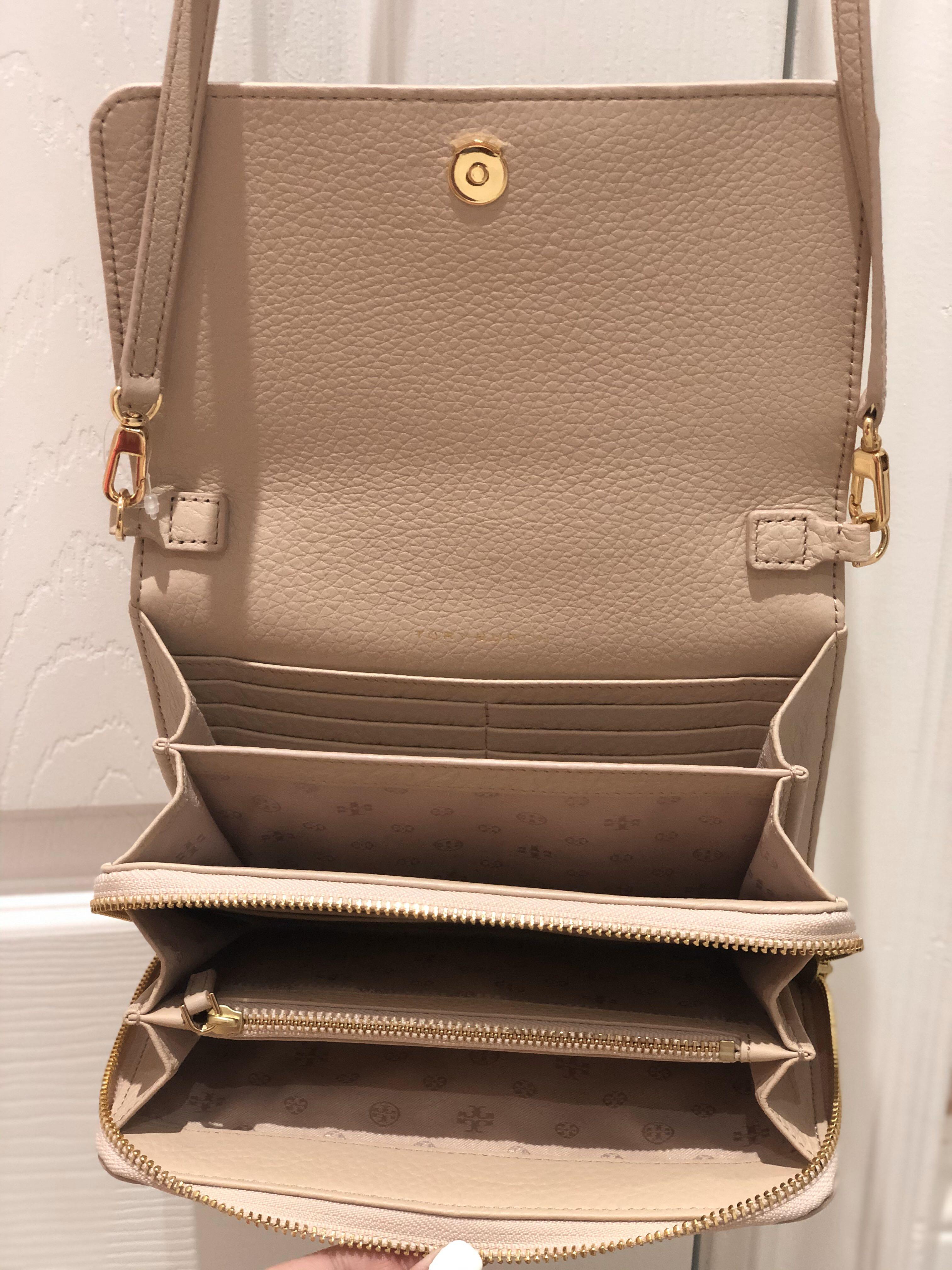 Tory burch flat wallet crossbody cheap