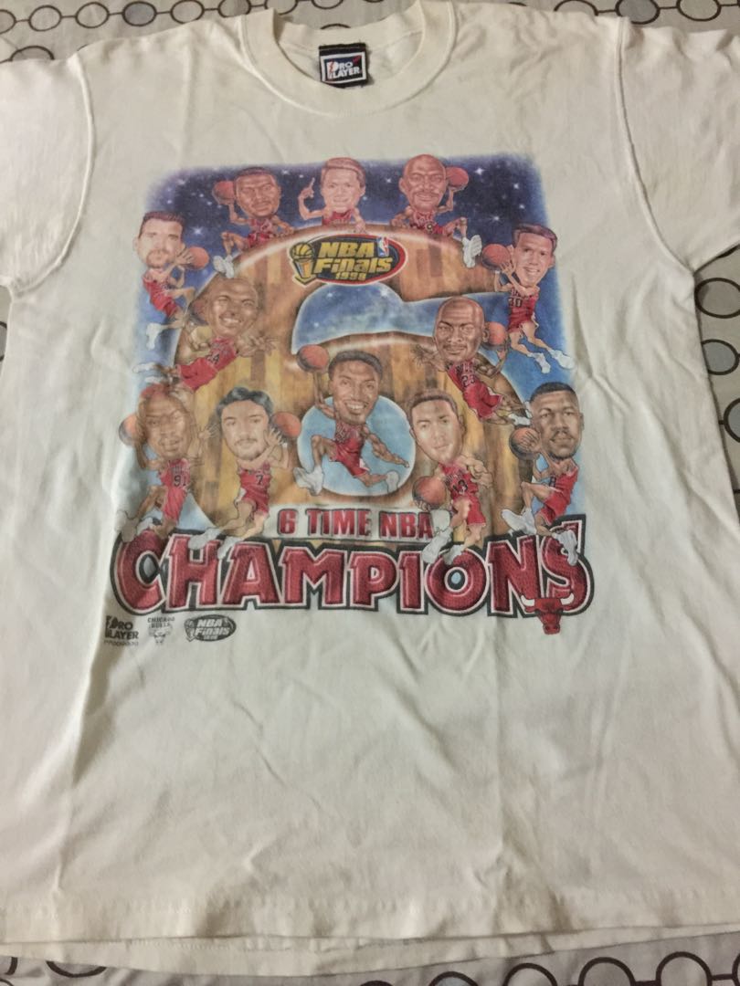 Chicago Bulls Deadstock NBA Championship Rings Shirt 6 X Champs Jordan  Pippen
