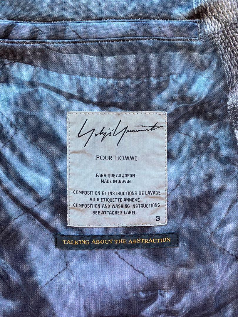Yohji Yamamoto X Talking About The Abstraction 印花仿皮外套 Men S