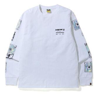 BAPE ID L/S TEE 薄長袖 白