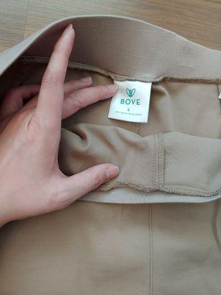 Preloved beige maternity working skirt
