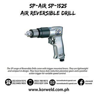 SP Air SP-1510AH 3/8" Air Reversible Angle Drill Brand New Made In Japan
