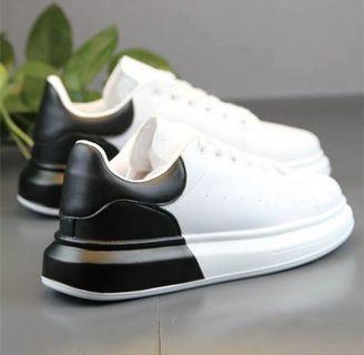 Plain Black/Red AM Inspired Sneaker