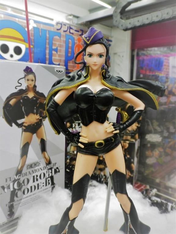 25cm Authentic Japan Toreba One Piece Flag Diamond Ship Nico Robin Code Toys Games Bricks Figurines On Carousell