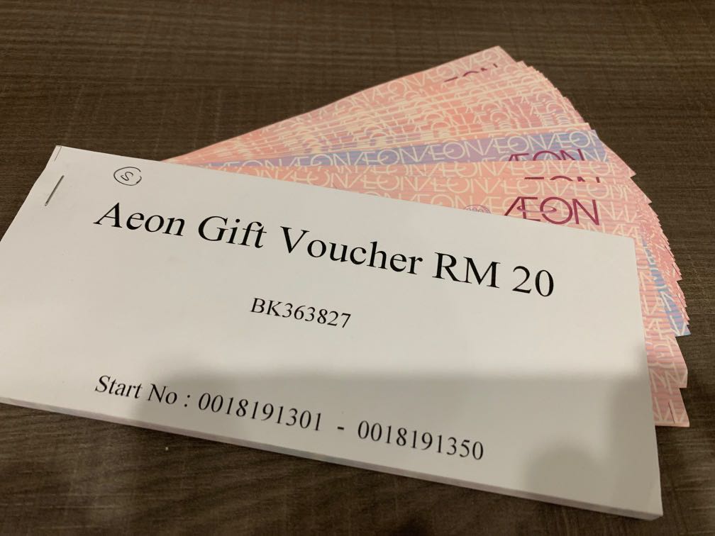 AEON Voucher, Tickets & Vouchers, Vouchers on Carousell