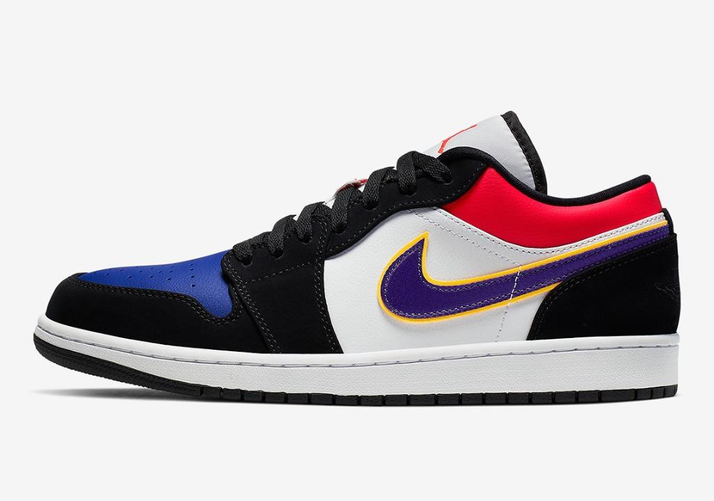 Air jordan 1 top low lakers top 3