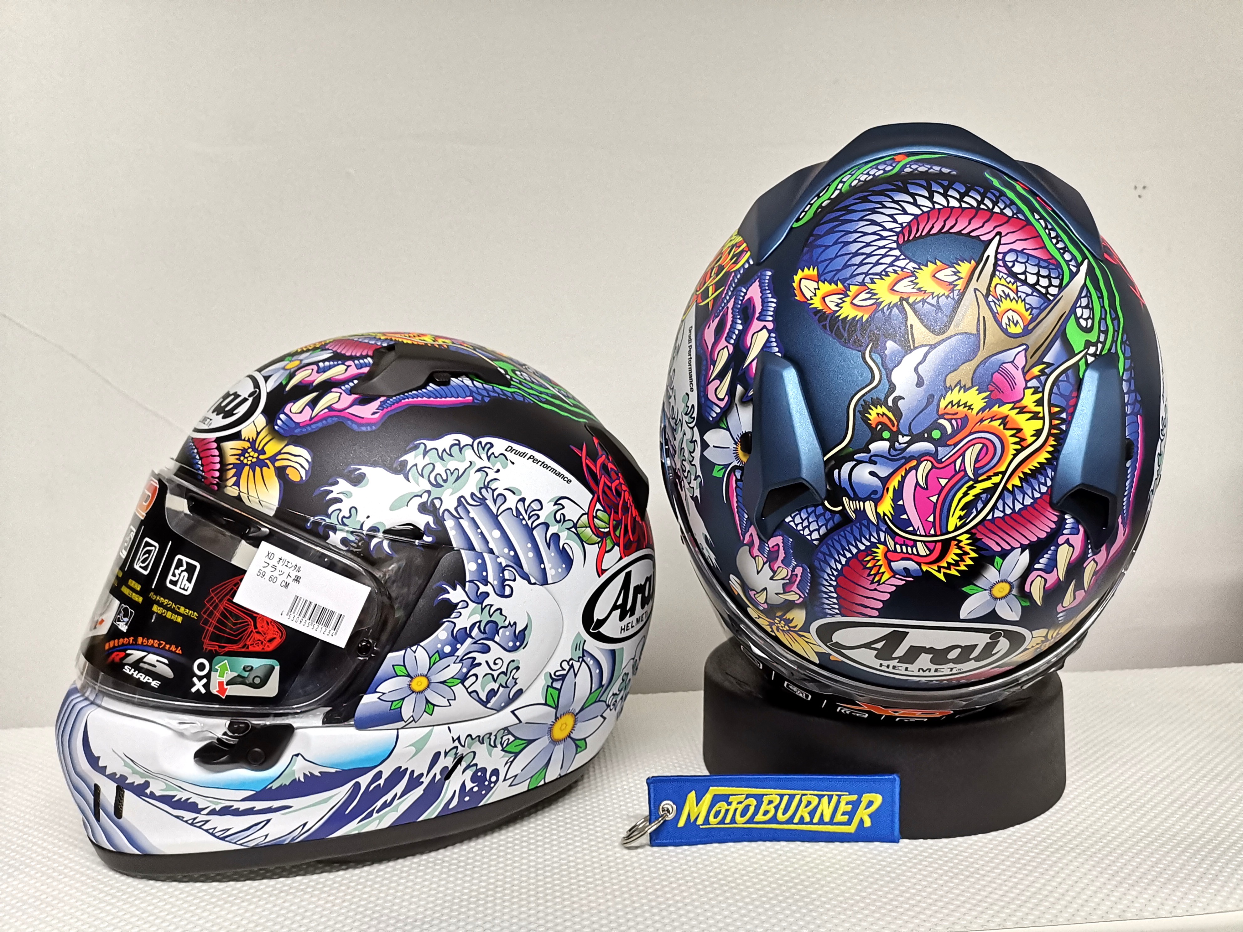 Arai helmets XD oriental, Motorcycles 