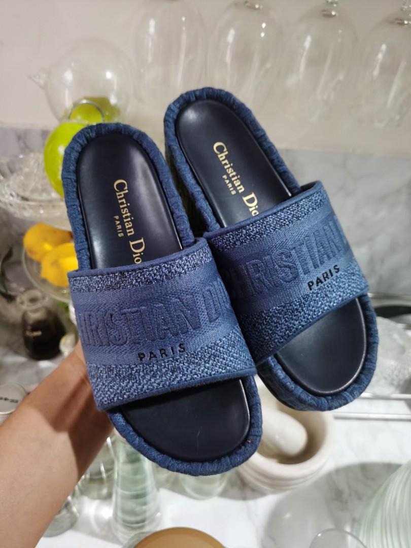 Dior discount wedge mule