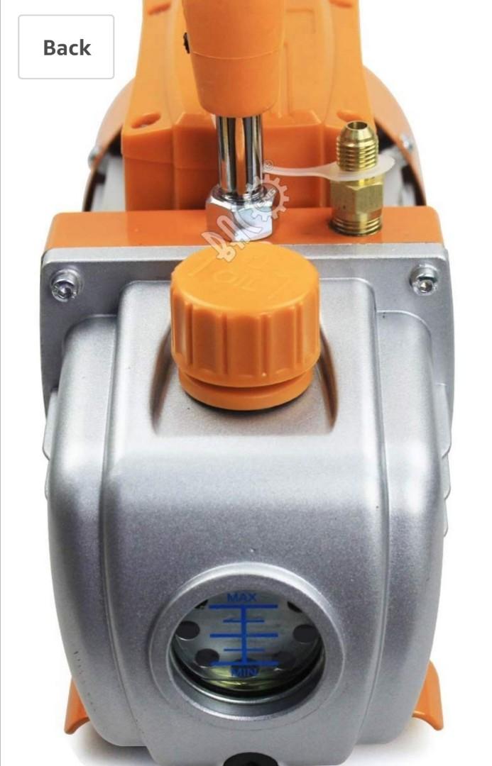 BACOENG Pompe à Vide 3CFM - Idéale Pour Climatisation, Réfrigération Et Dépression Industrielle