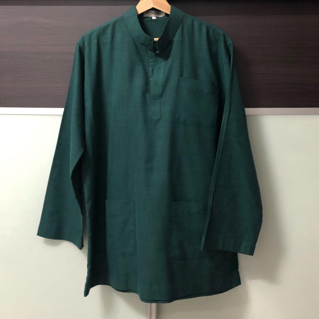 Baju Melayu Linen Cekak Musang Men S Fashion Clothes Tops On Carousell