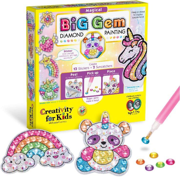 Brand New Creativity For Kids Big Gem Diamond Painting Kit