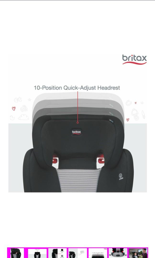 Britax Midpoint Belt Positioning Kids Children Child Car Booster