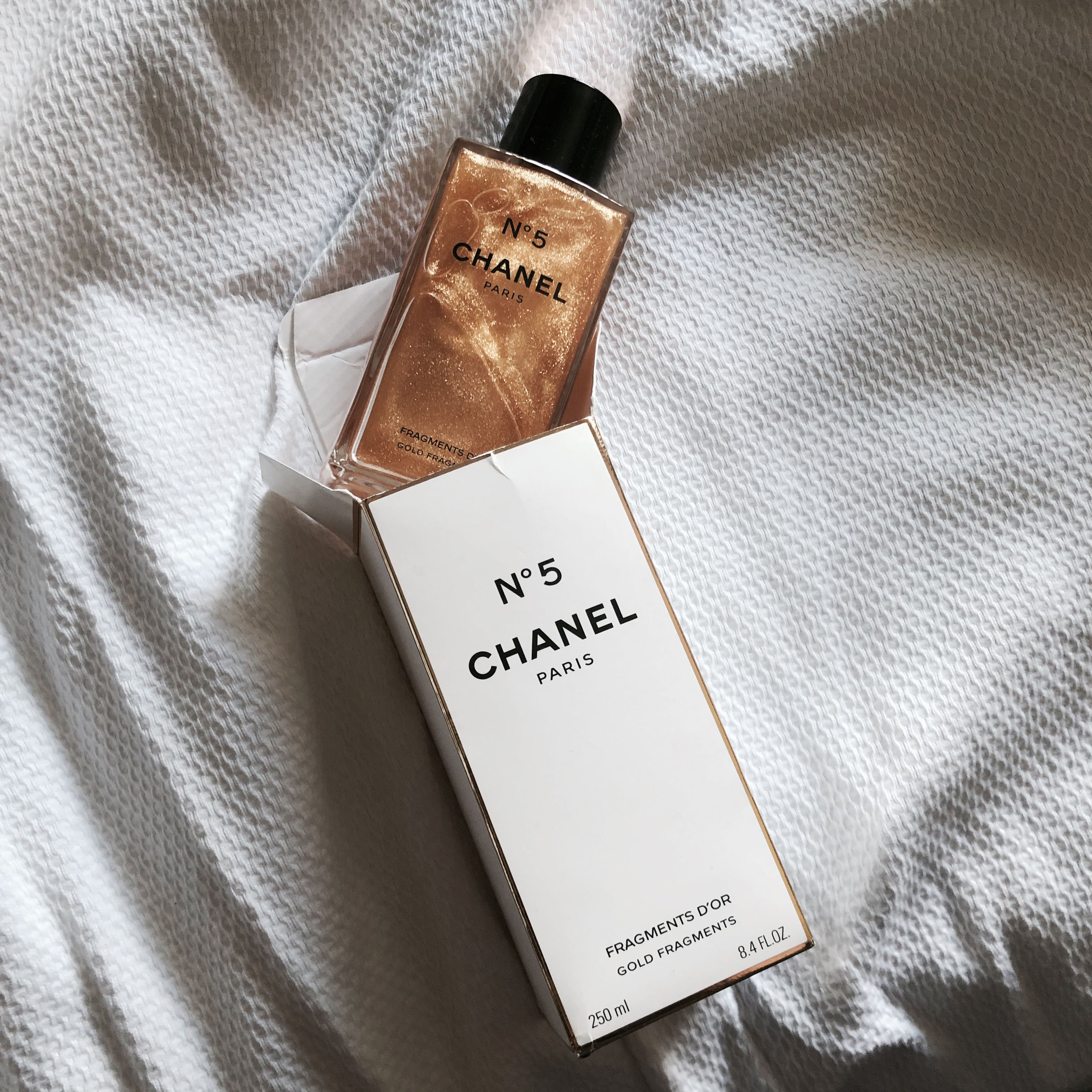 Chanel hotsell gold fragments