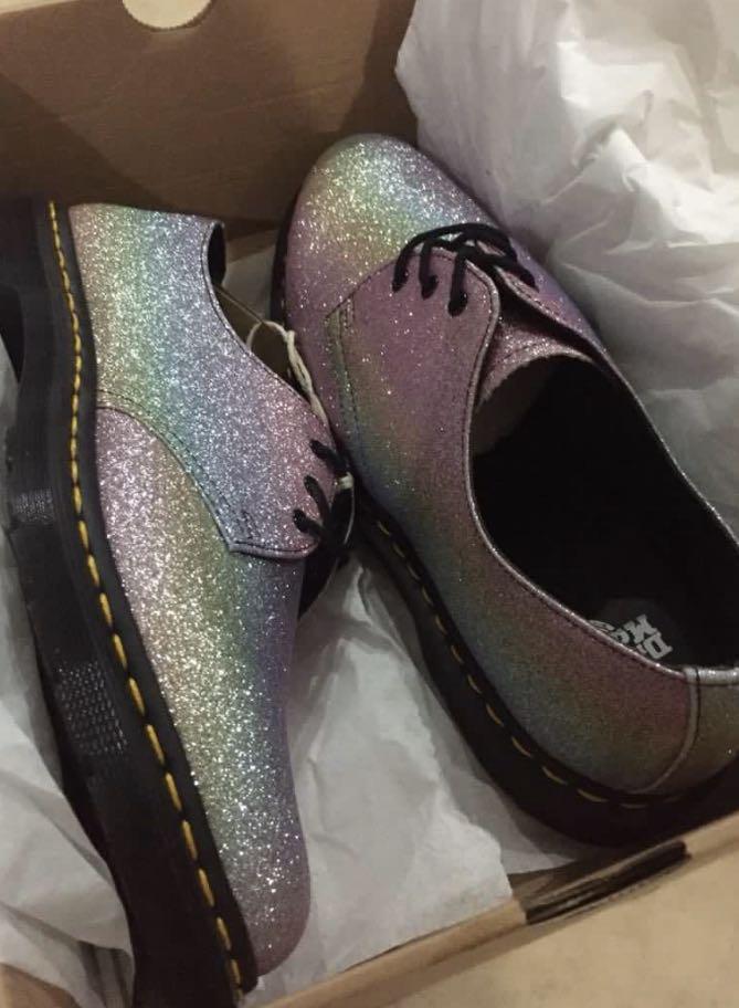 Dr martens rainbow glitter 1461 clearance