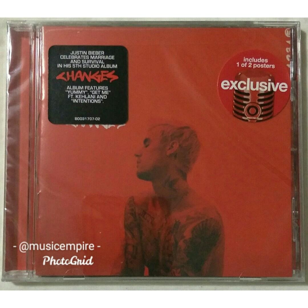 Empire Music Justin Bieber Changes Cd Album Music Media Cds Dvds Other Media On Carousell