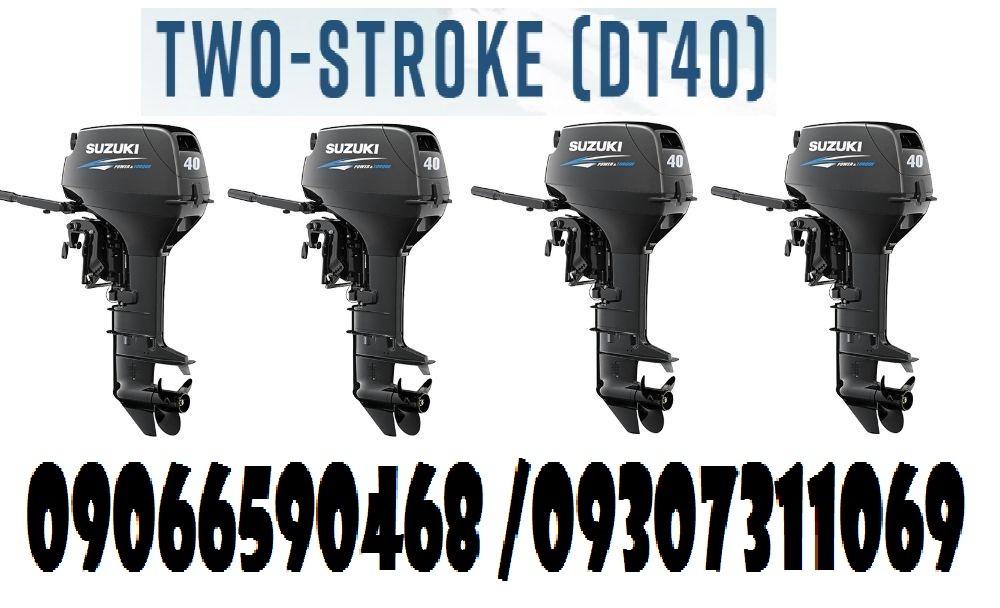 engine boat SUZUKI 40HP Two-Stroke (DT40) OUTBOARD MOTOR ...