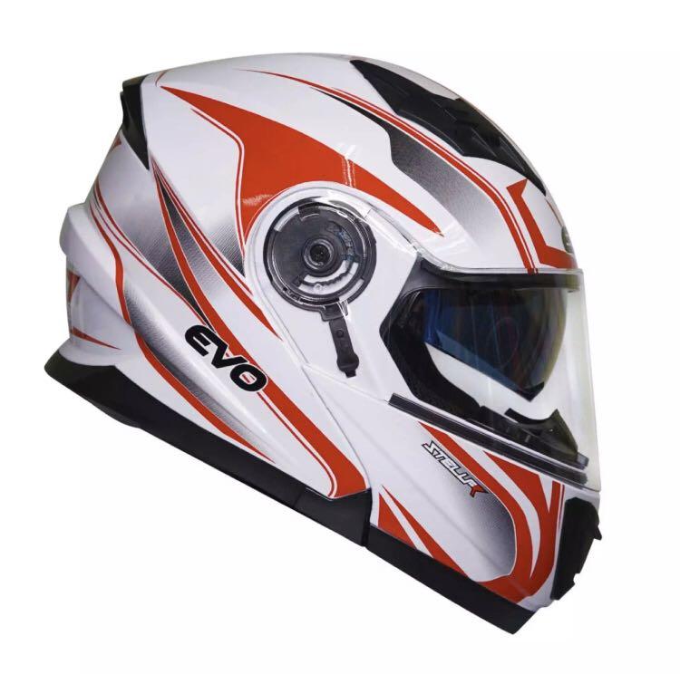 Evo Stellar White/Red, Motorbikes 