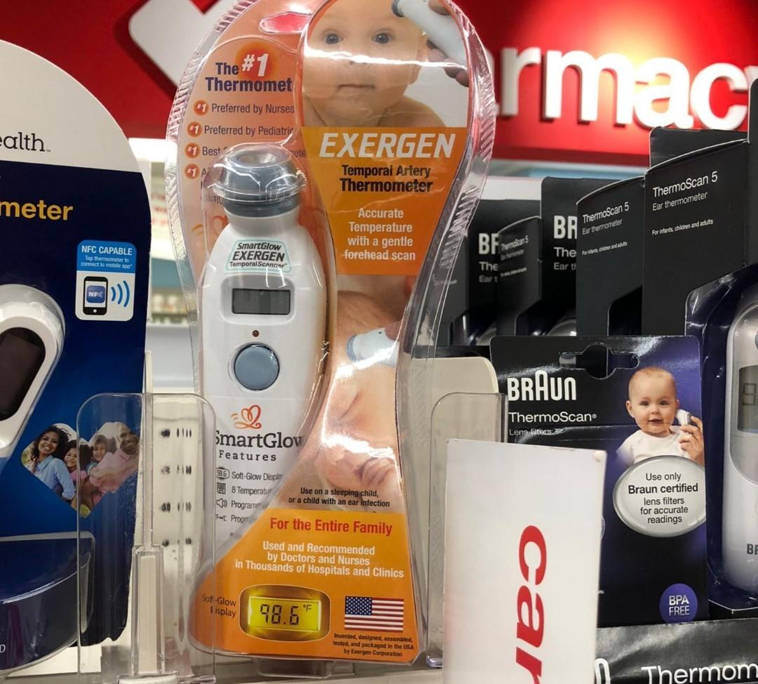EXERGEN Temporal Artery Thermometer with Smart Glow, Everything Else on