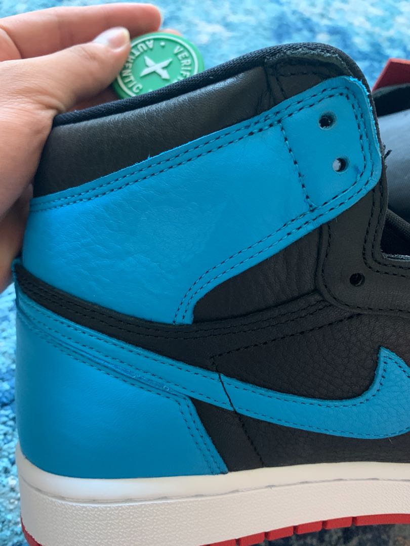 FACTORY DEFECT NIKE Air Jordan 1 UNC to 