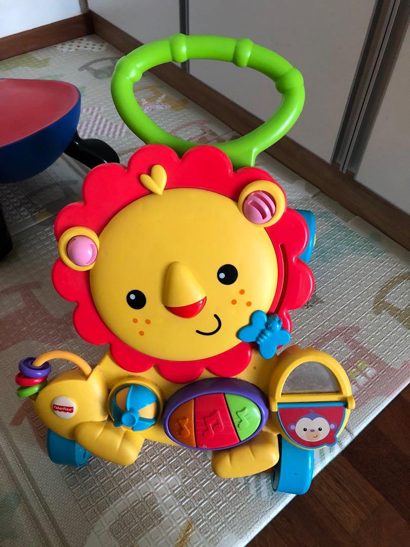 Fisher-Price Musical Walker Lion, Babies & Kids, Infant Playtime on