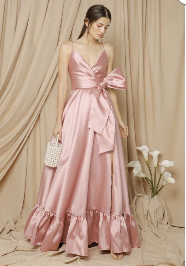 FOR RENT: ZOO LABEL PINK LONG GOWN ...