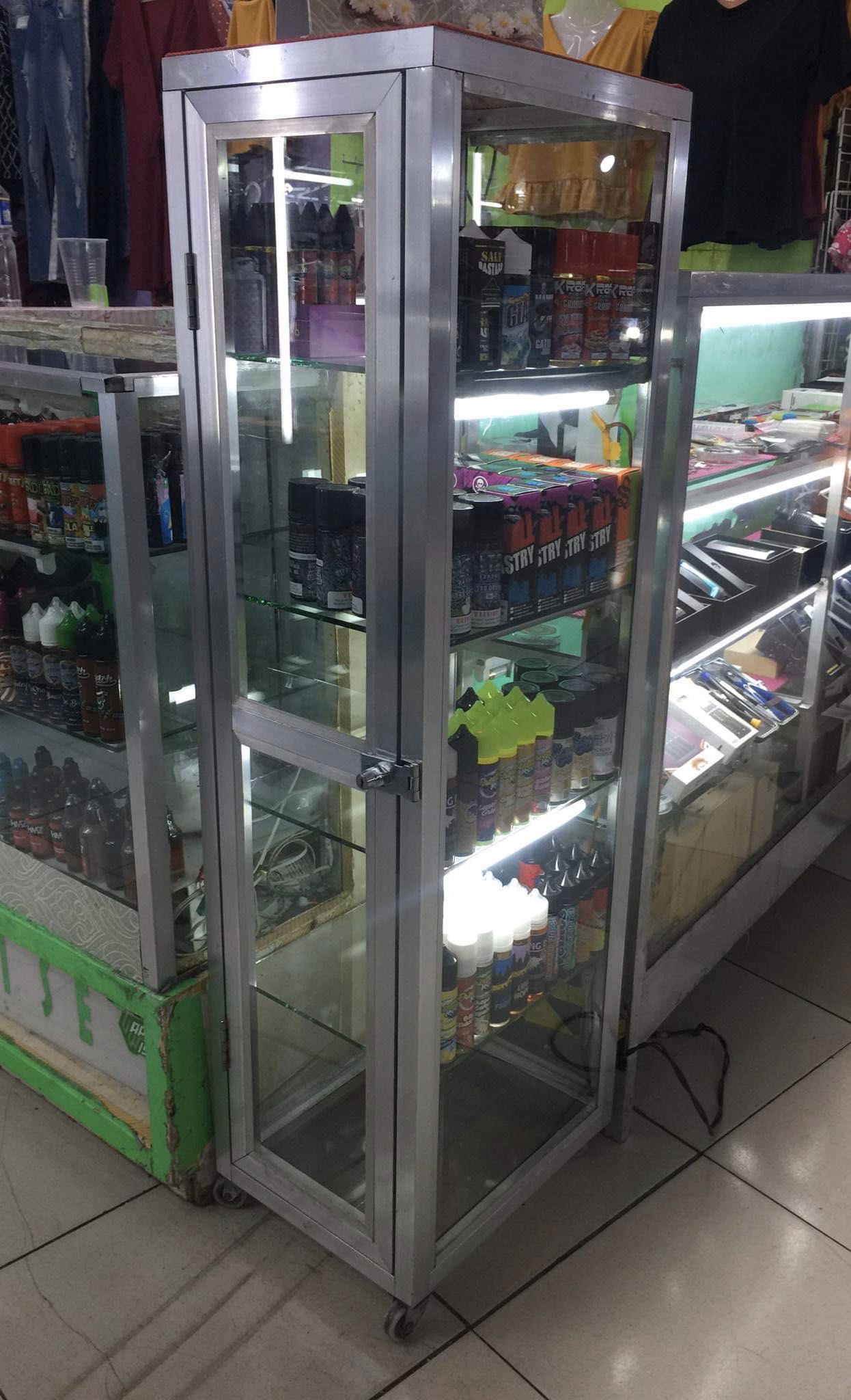 Glass stante for sale, Furniture & Home Living, Furniture, Shelves, & Racks on Carousell