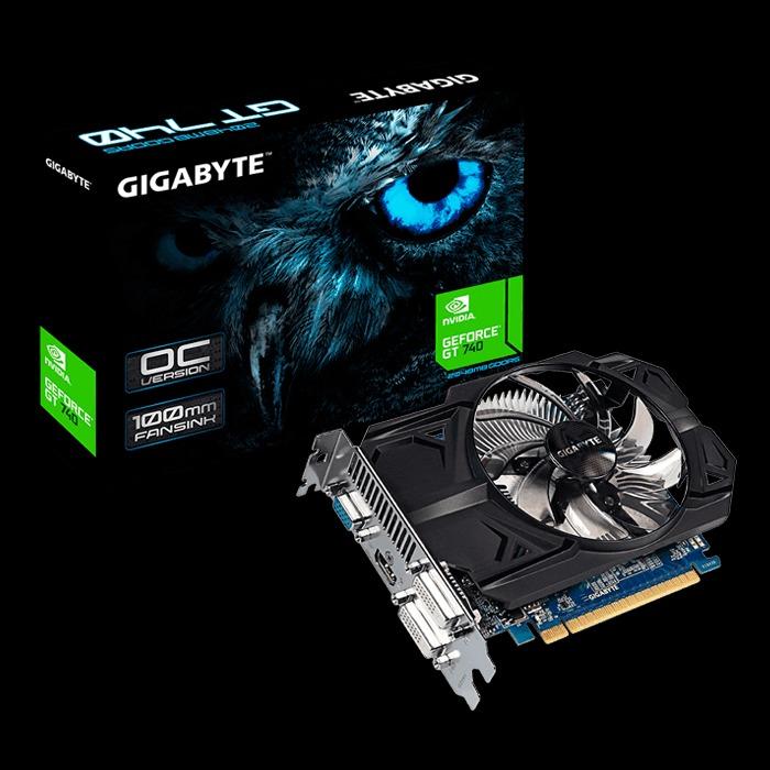 GV N740D5OC 2GI Powered by NVIDIA GeForce GT 740 GPU