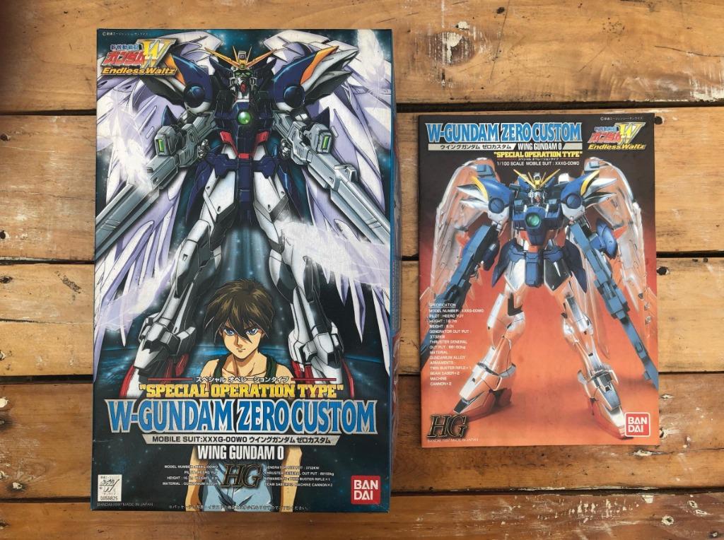 Hg 1 100 Wing Gundam Zero Custom Toys Games Toys On Carousell