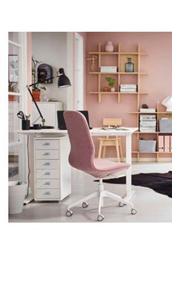 Ikea SKARSTA sit/stand adjustable customizable desk/table, Furniture