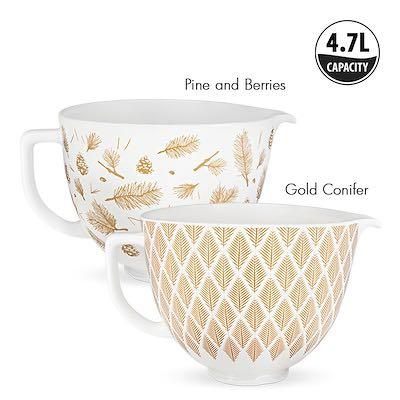 kitchenaid whispering floral ceramic bowl