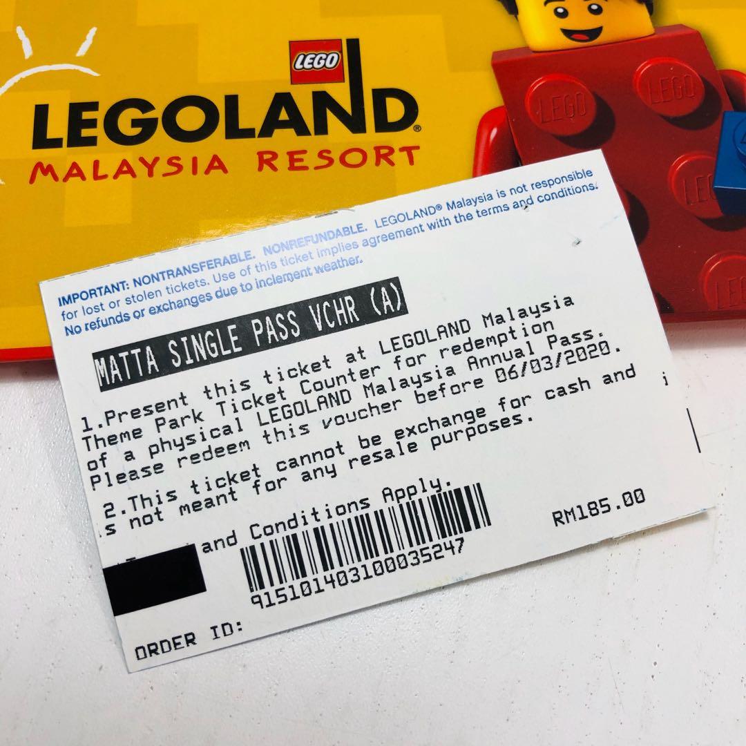 Legoland Annual Pass Adult, Tickets & Vouchers, Local Attractions and