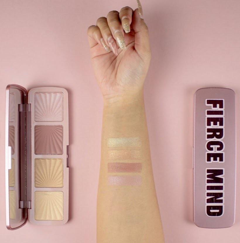 makeup revolution fierce mind highlighter palette