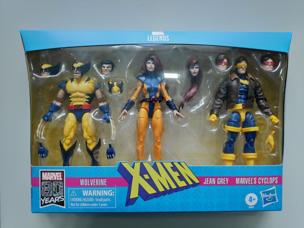 Marvel Legends "Love Triangle" X-Men 3 Pack (Wolverine, Jean Grey ...