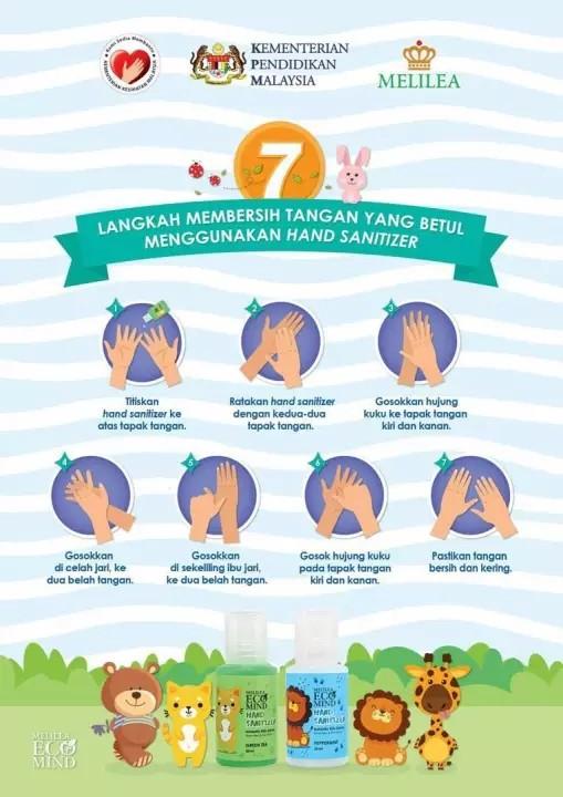 Melilea Eco Mind Hand Sanitizer Clearing Stock Health Nutrition Health Supplements Health Food Drinks Tonics On Carousell