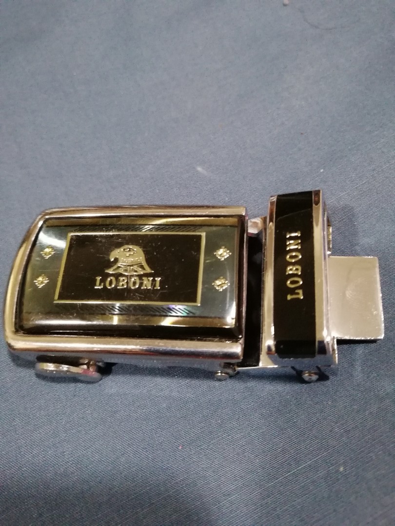mens initial belt buckle