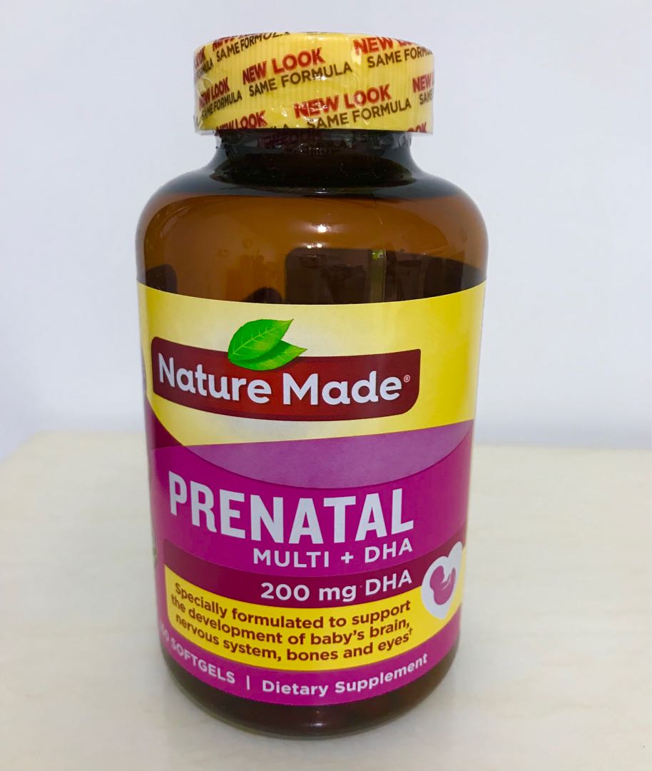 Nature Made Prenatal Multi + DHA 孕哺綜合維他命150顆, 嬰兒及兒童, 護理及哺育用品, 母乳及奶瓶在旋轉拍賣
