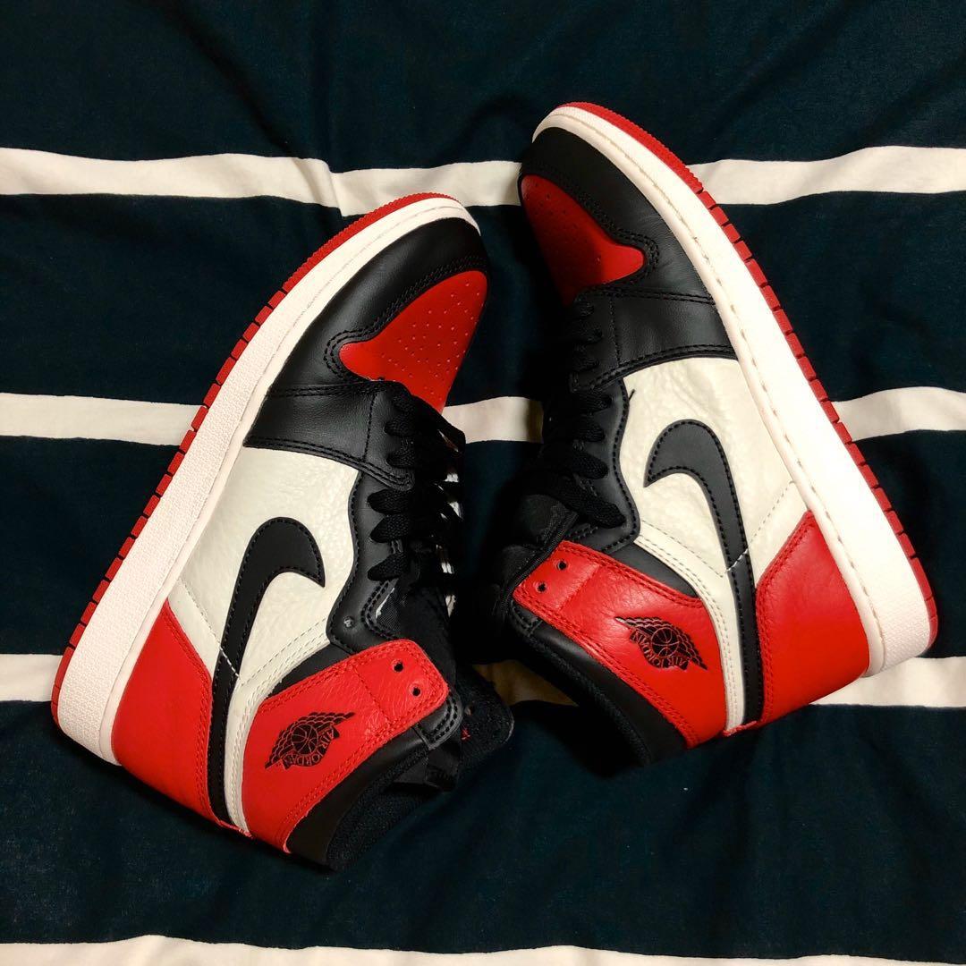 jordan 1 bred toe gs
