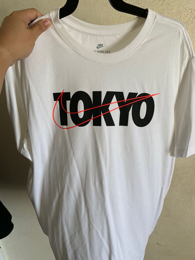 Nike “Tokyo” T-shirt in White, Fashion, Tops & Sets, & Polo Shirts on Carousell