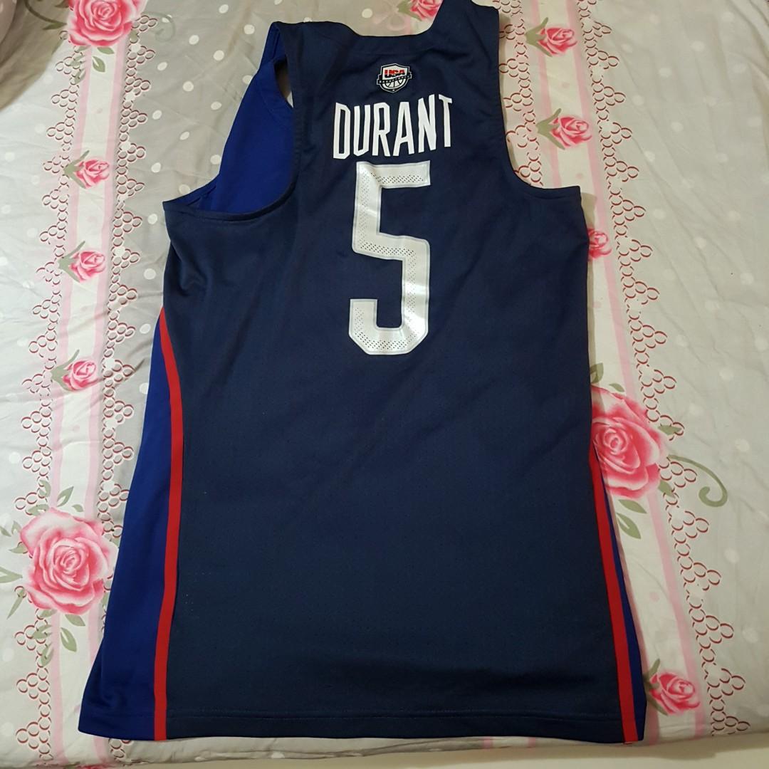 Kevin durant usa basketball jersey hotsell