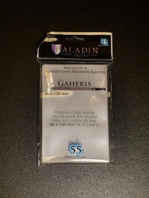 Paladin Card Sleeves - Gaheris 80x120mm, Hobbies & Toys, Toys & Games on  Carousell