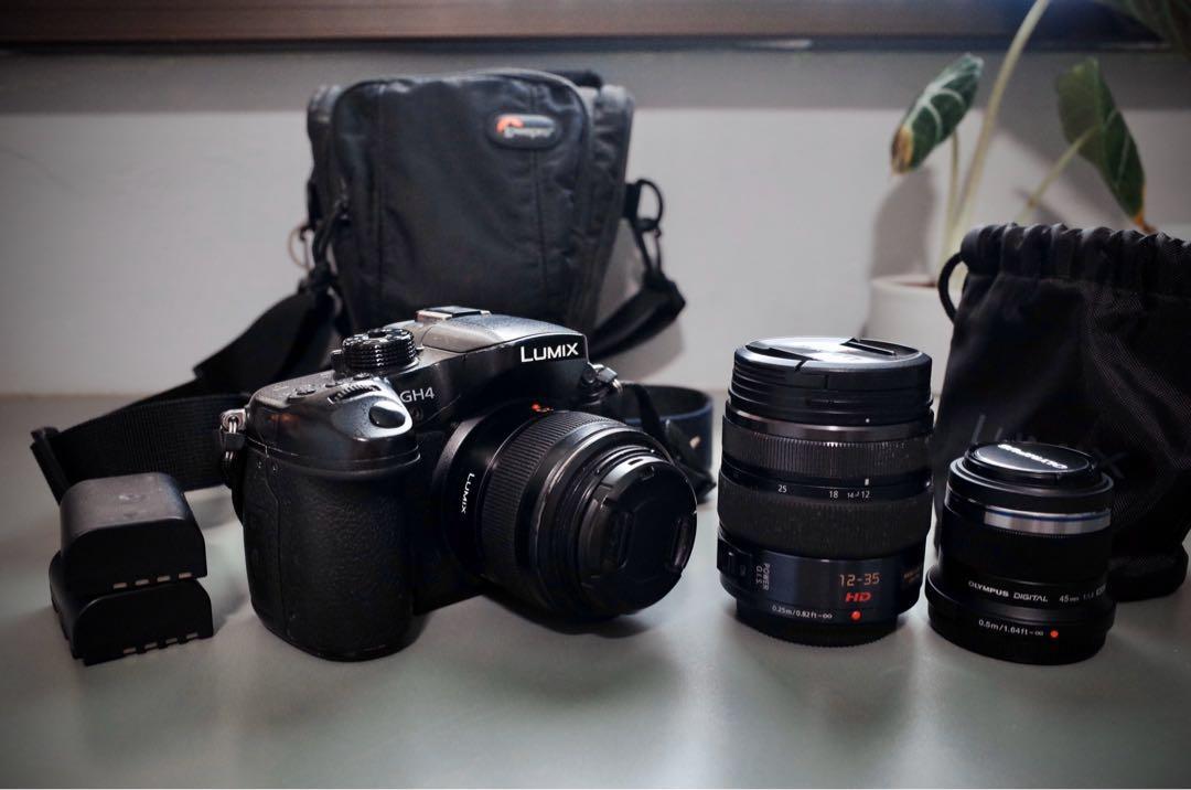 Panasonic LUMIX GH4 w lenses + others, Photography, Cameras, Mirrorless