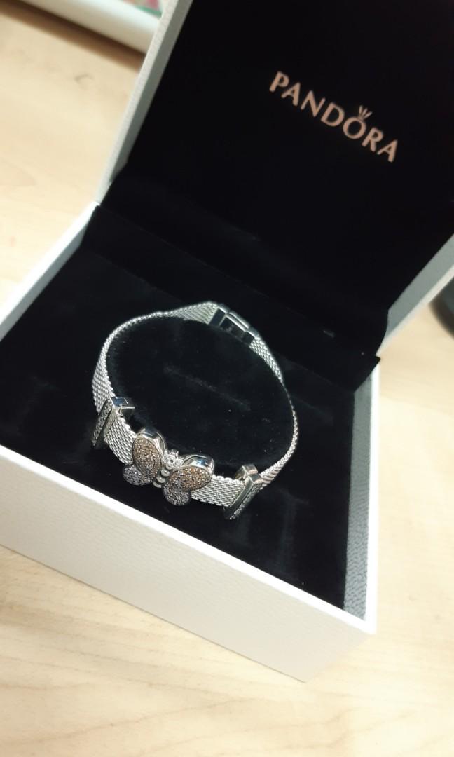 Pandora bedazzling butterfly ring deals