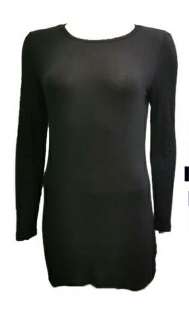 Plus size Black long sleeve inner 