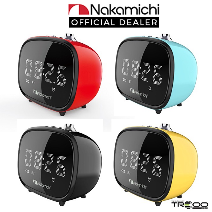 [Discontinued] Nakamichi CRK3 Wireless Bluetooth Portable Clock Radio