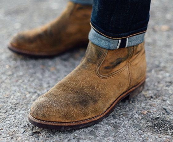 Red wing pecos suede hotsell